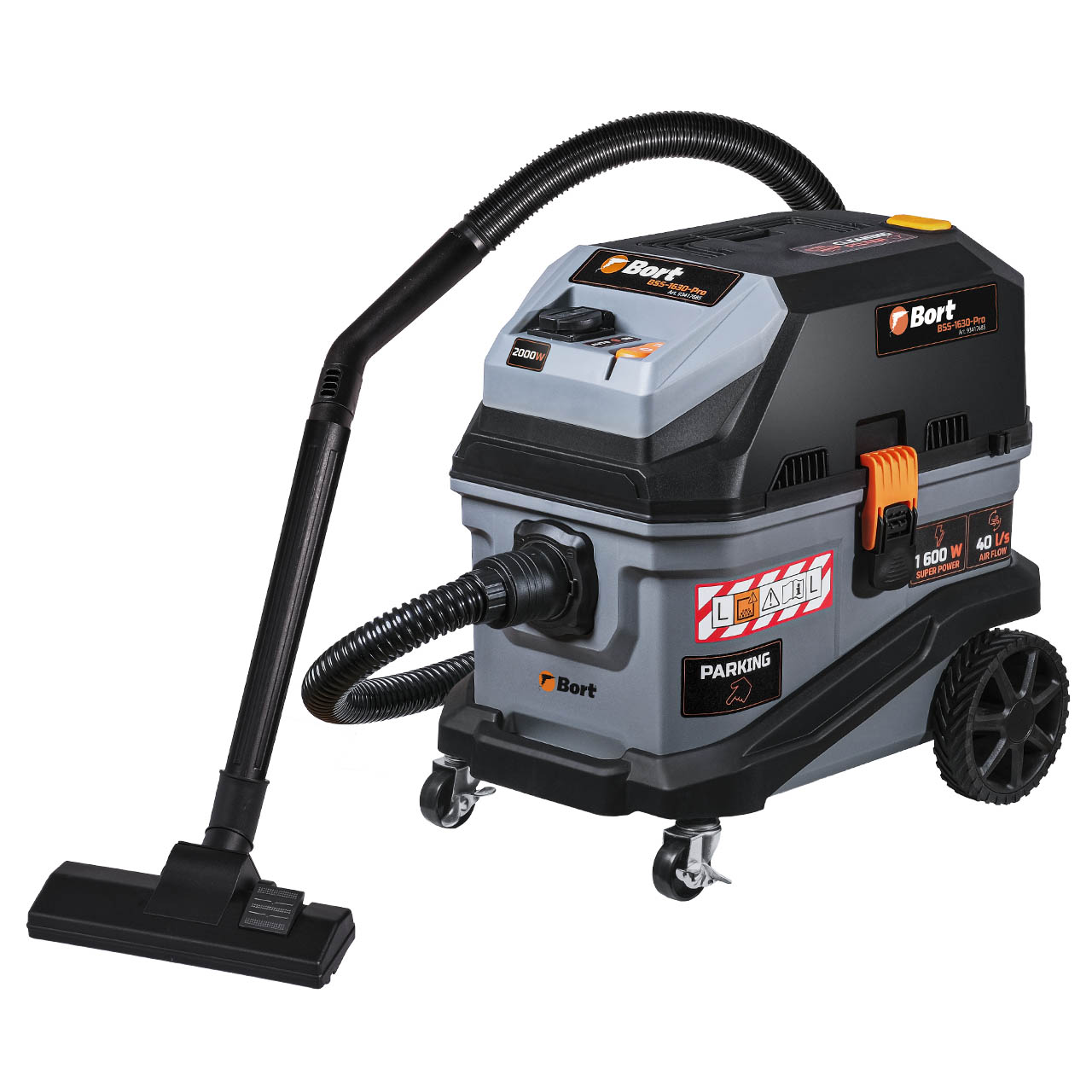 Пылесос строительный Bort BSS-1630-PRO