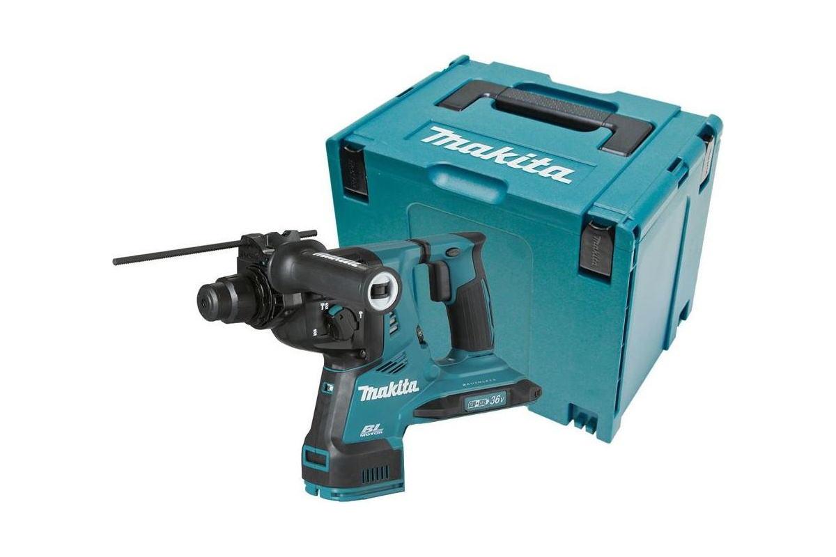Перфоратор аккумуляторный Makita BHR241RFE 3.0Ач х2 кейс Li-Ion 18 В 1.9 Дж
