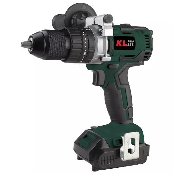 Дрель-шуруповерт аккумуляторная ударная KLPRO KLDM18B-20 (с 2 АКБ и ЗУ)