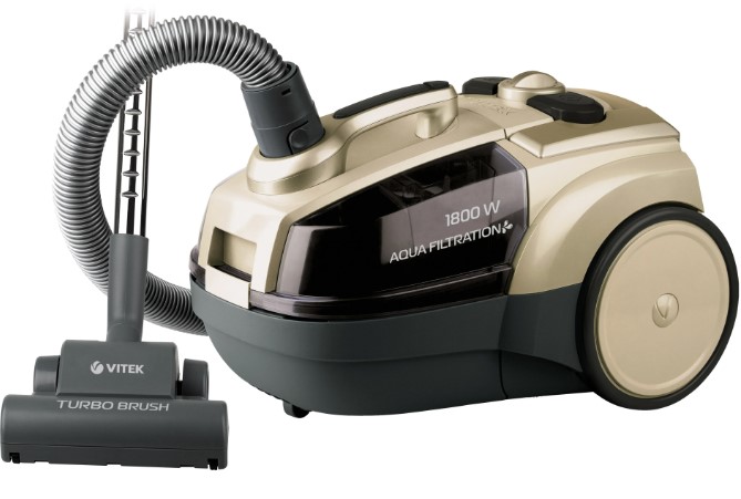 Пылесос VITEK VT-8100 черный/бежевый