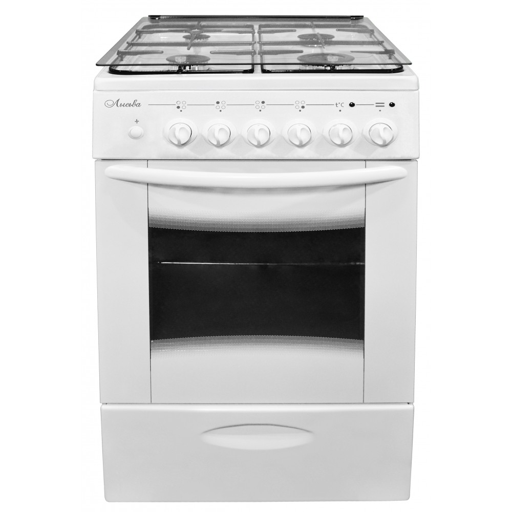 Плита комбинированная Лысьва ЭГ 4к04 МС-2у, белый, без крышки