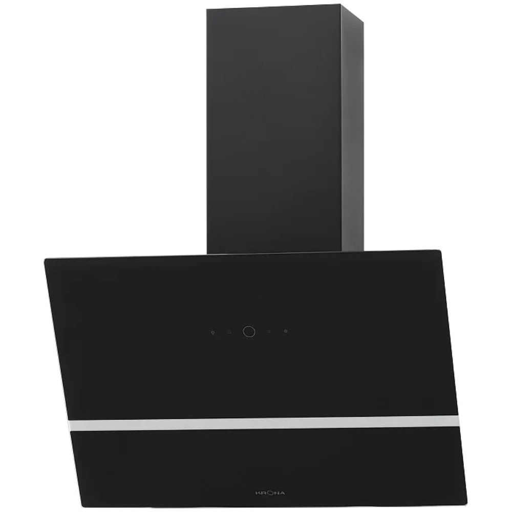 Вытяжка наклонная Krona Bruna 600 Black S, черный