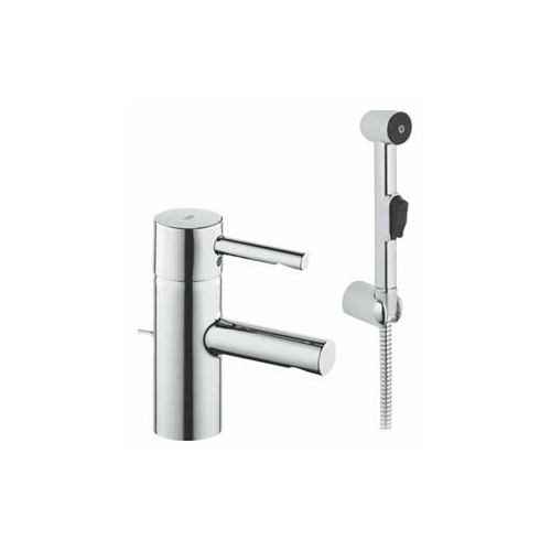 Смеситель для раковины умывальника Grohe Essence 32535000 однорычажный лейка в комплекте хром