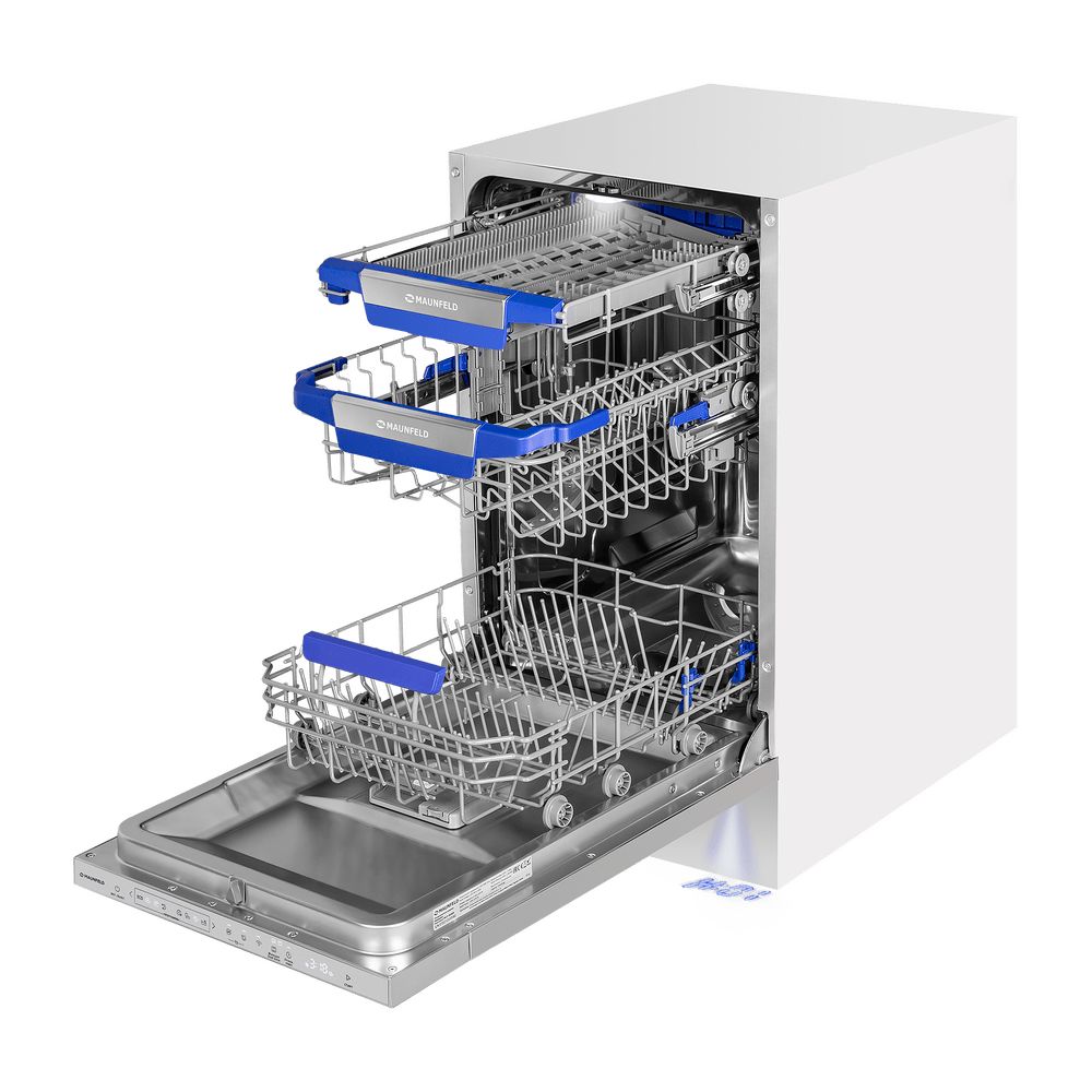 Посудомоечная машина встраиваемая Maunfeld MLP45330T Smart Beam Inverter Wi-Fi