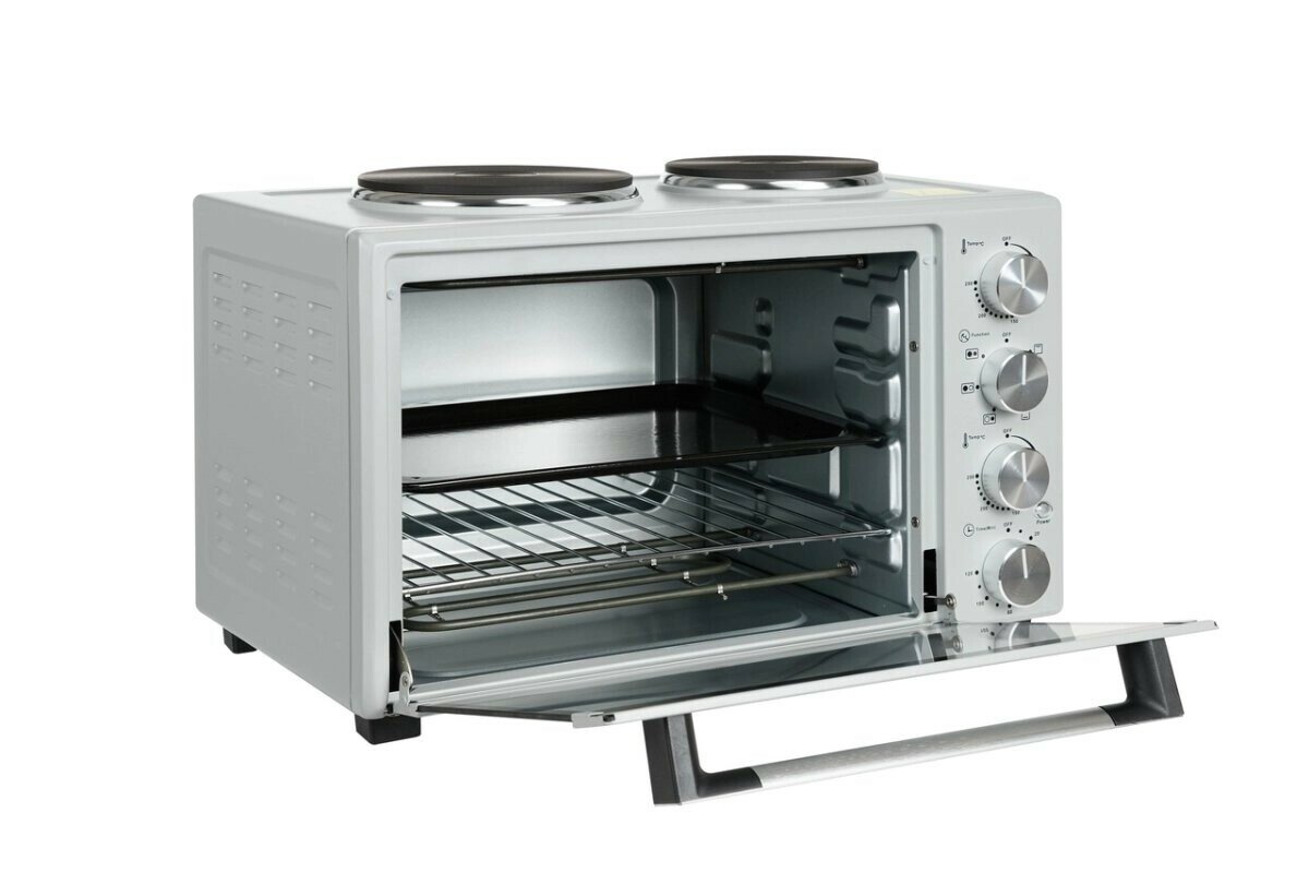 Мини-печь KRAFT KFC-MOHP 380 HGR, серый