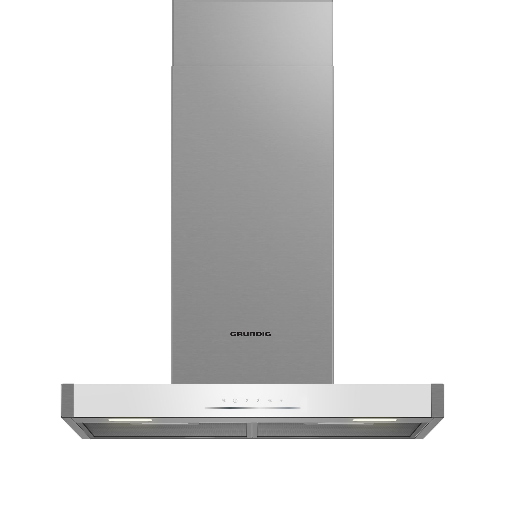 Вытяжка т-образная Grundig GDKP2464BWSC, белый/серебристый