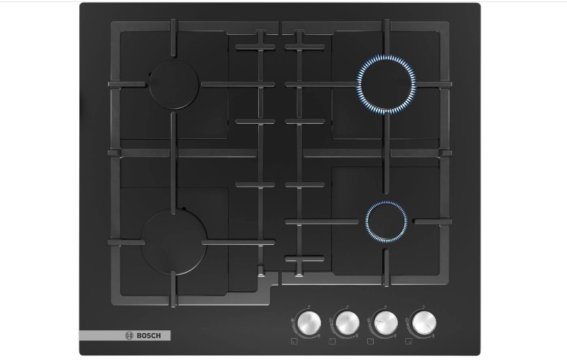 Варочная панель газовая Bosch PNP6B6O93R, черный