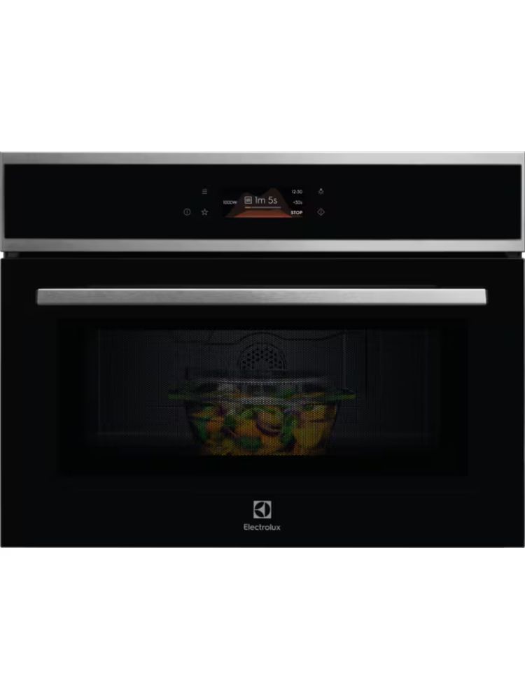 Микроволновая печь встраиваемая Electrolux EVM8E09X, черный/нержавеющая сталь