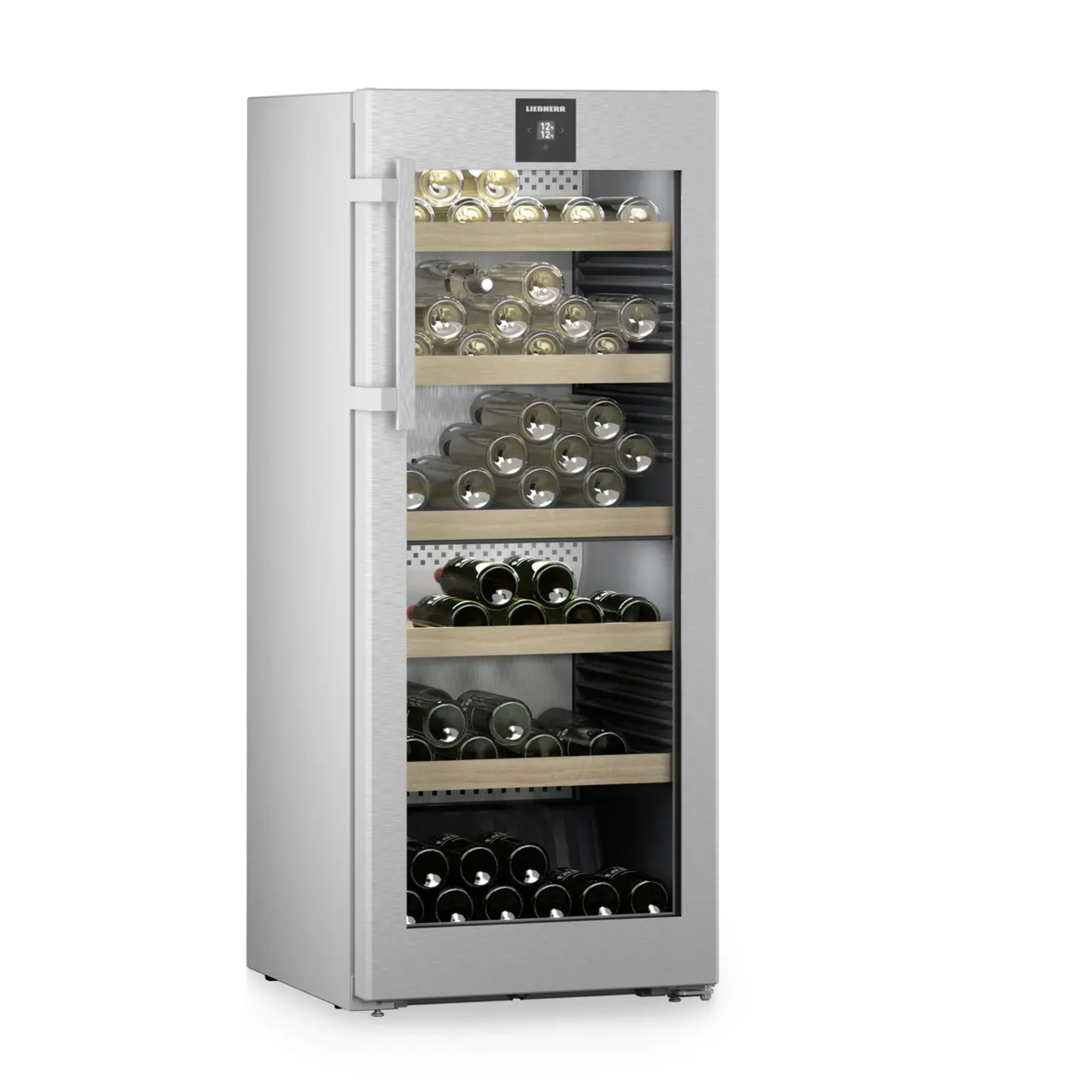 Винный шкаф Liebherr WPsd 4652, серебристый