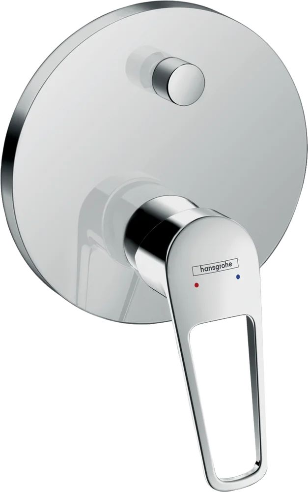 Смеситель для ванны Hansgrohe Novus Loop Set 71345000S (со скрытой частью 01800180), хром