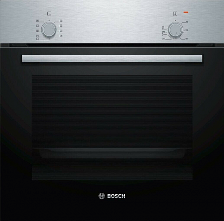 Духовой шкаф электрический Bosch HBF010BR3S, серебристый