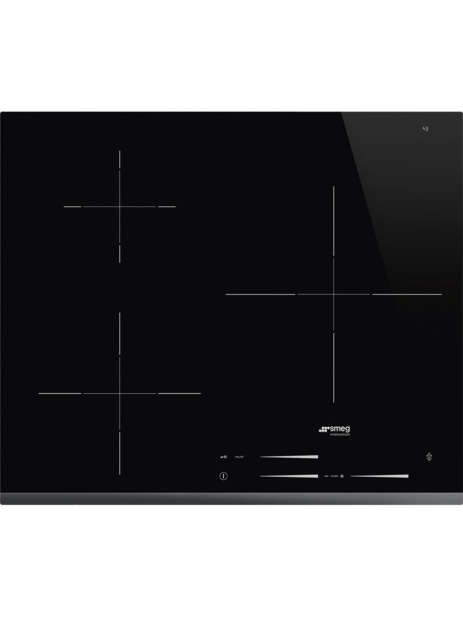 Варочная панель индукционная Smeg SI7633B1, черный