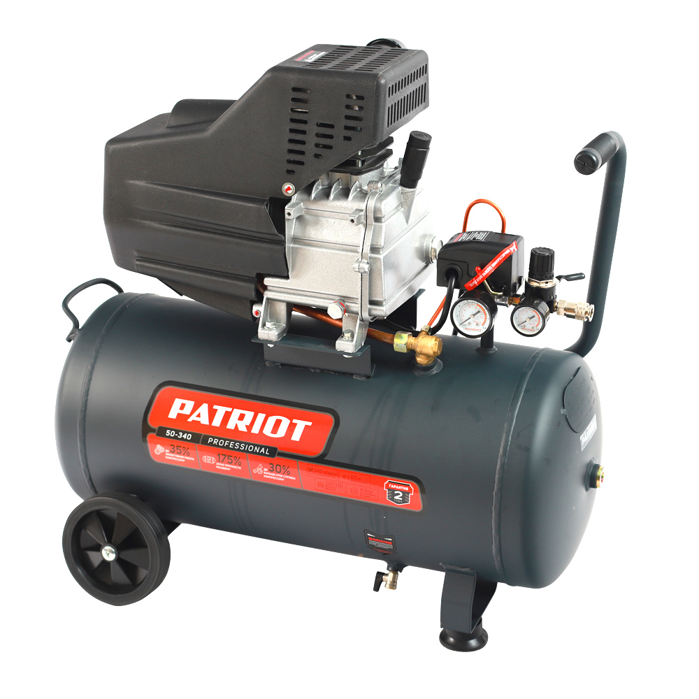 Компрессор масляный PATRIOT Professional 50-340, 50 л, 2 кВт