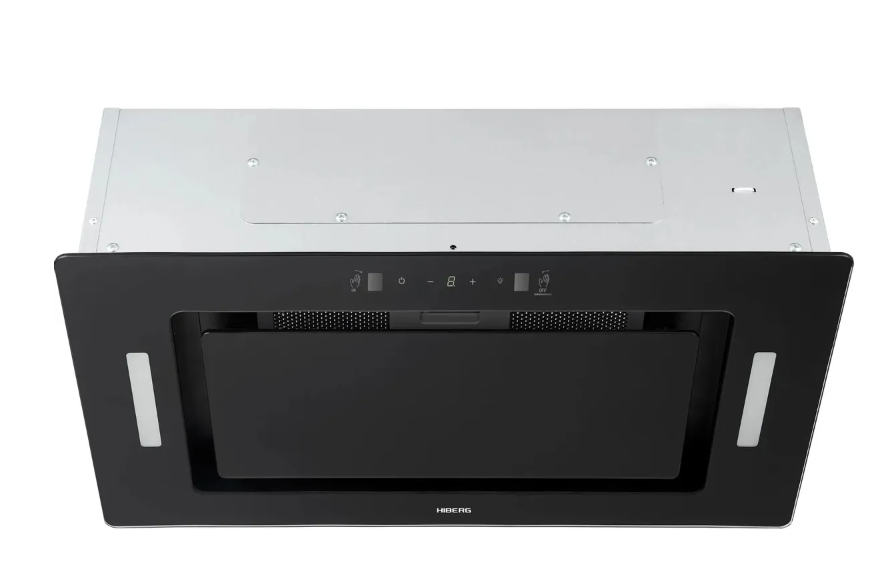 Вытяжка встраиваемая HIBERG VMF 6191 B, черное стекло