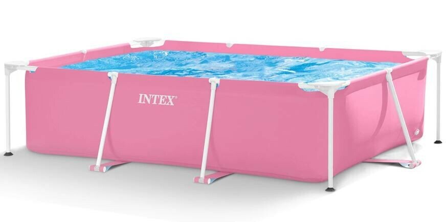 Бассейн каркасный Intex Pink Metal Frame 28266NP