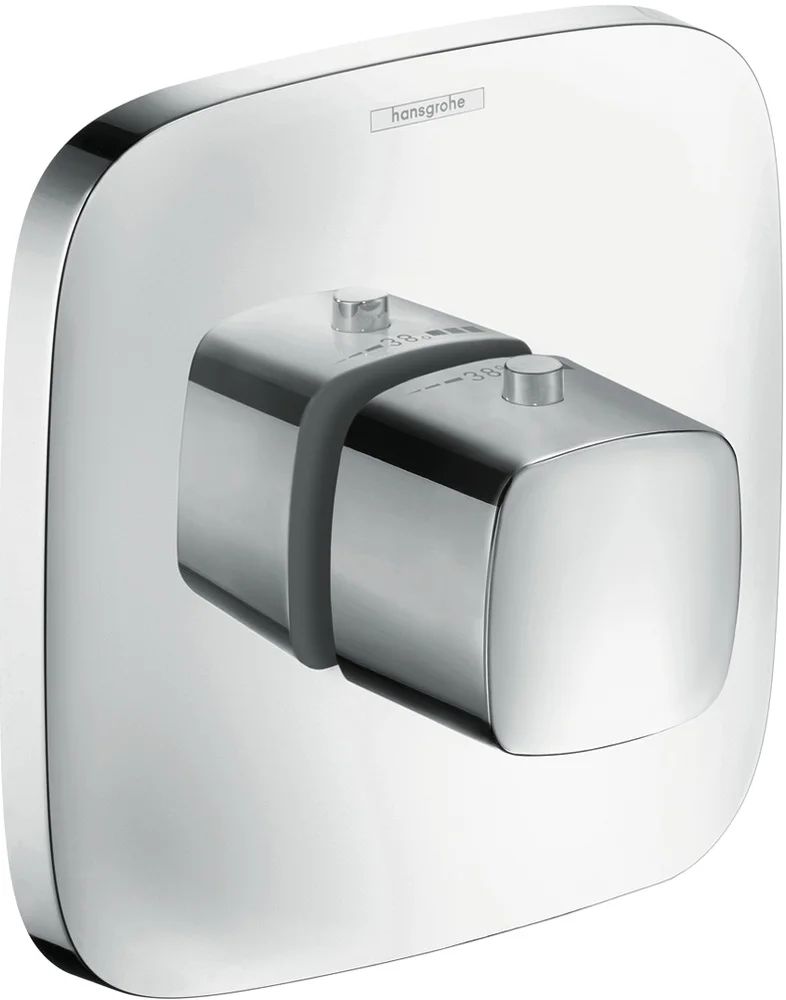 Термостат для душа Hansgrohe PuraVida Set 15772000S (со скрытой частью 01800180), хром