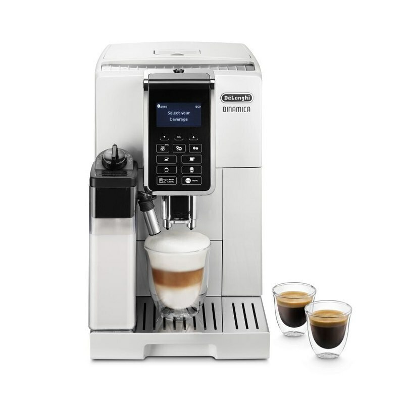 Кофемашина автоматическая DeLonghi Dinamica ECAM350.55.W, белый