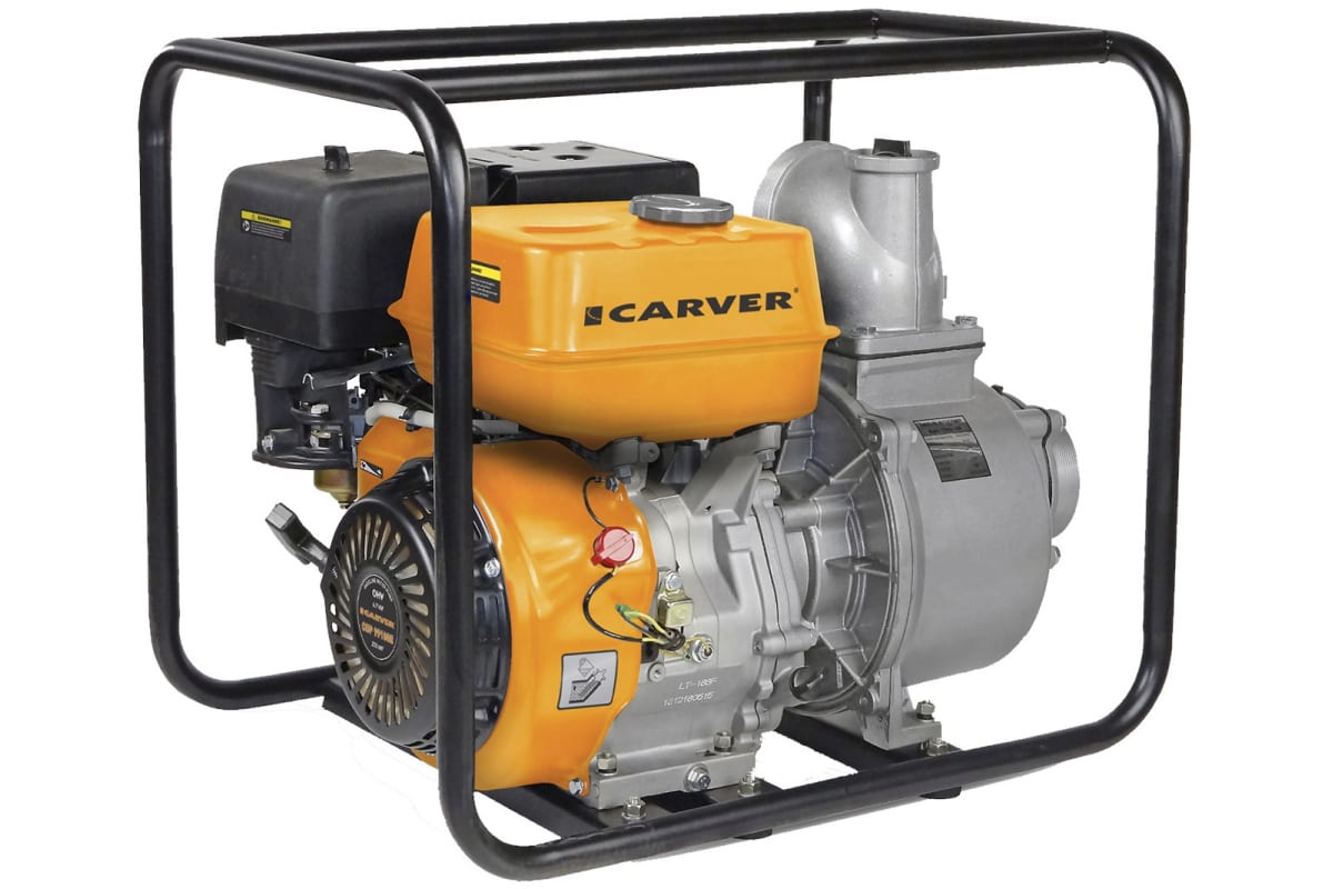 Мотопомпа Carver CGP 99100 E (01.022.00007) 9 л.с. 1666 л/мин