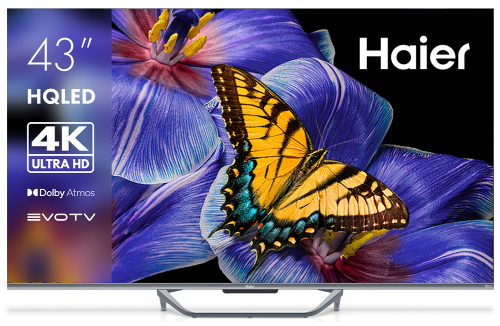 Телевизор Haier 43 Smart TV S4, серый