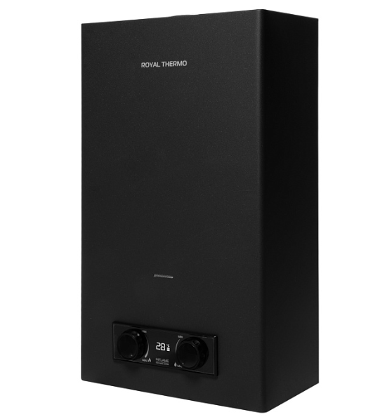Водонагреватель проточный газовый Royal Thermo GWH 10 Inflame Grafit