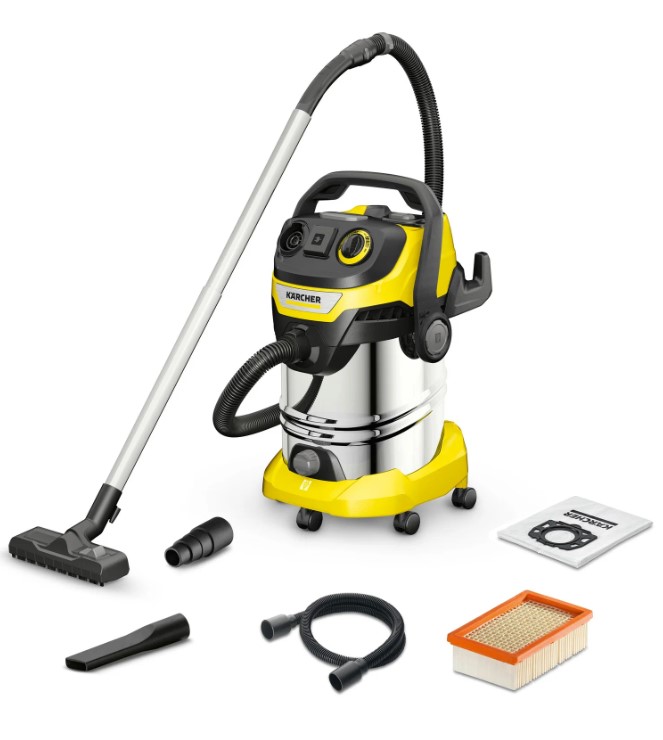 Пылесос хозяйственный KARCHER WD 6 P S V-30/6/22/T, 1300 Вт желтый