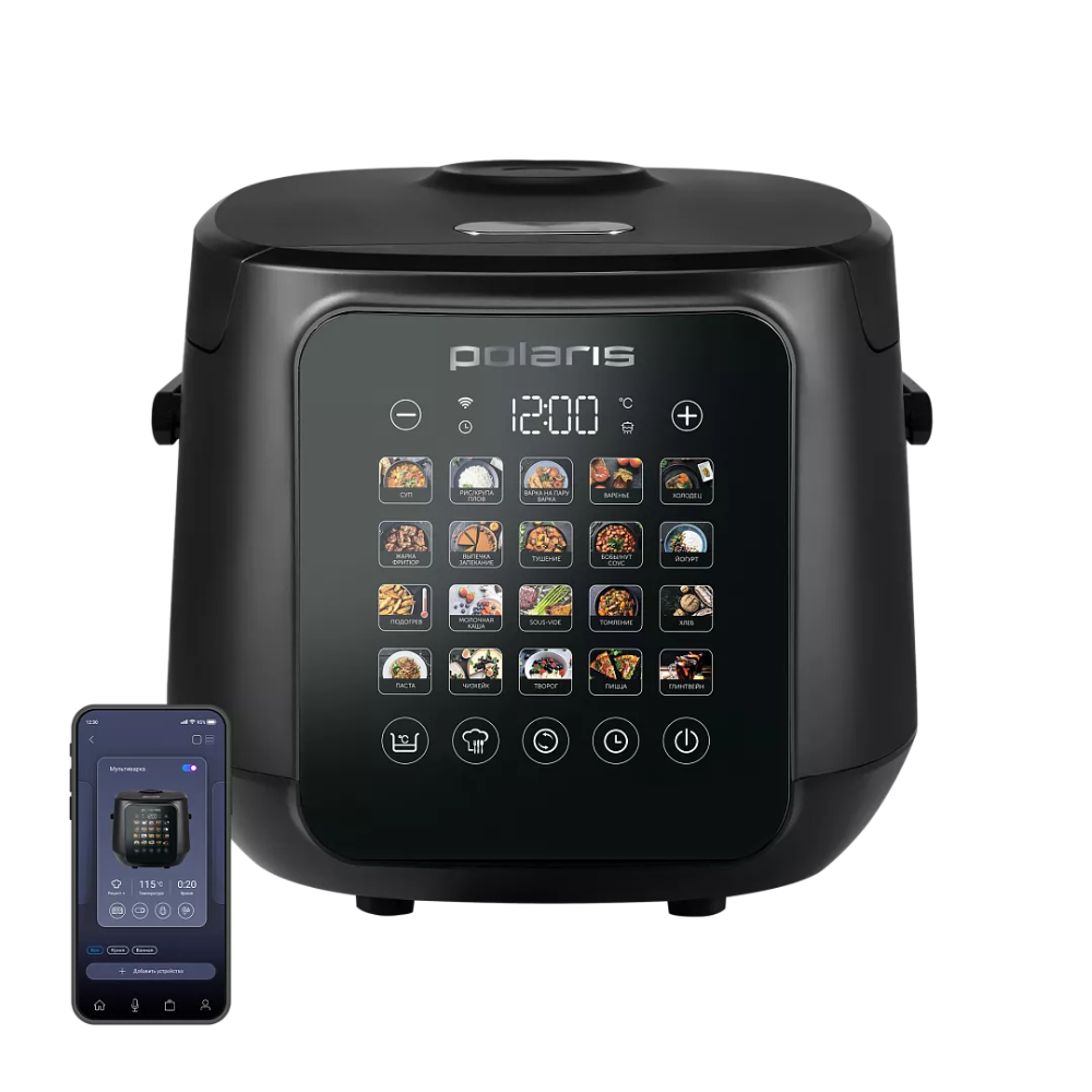Мультиварка Polaris PMC 0547 Wi-Fi IQ Home, черный