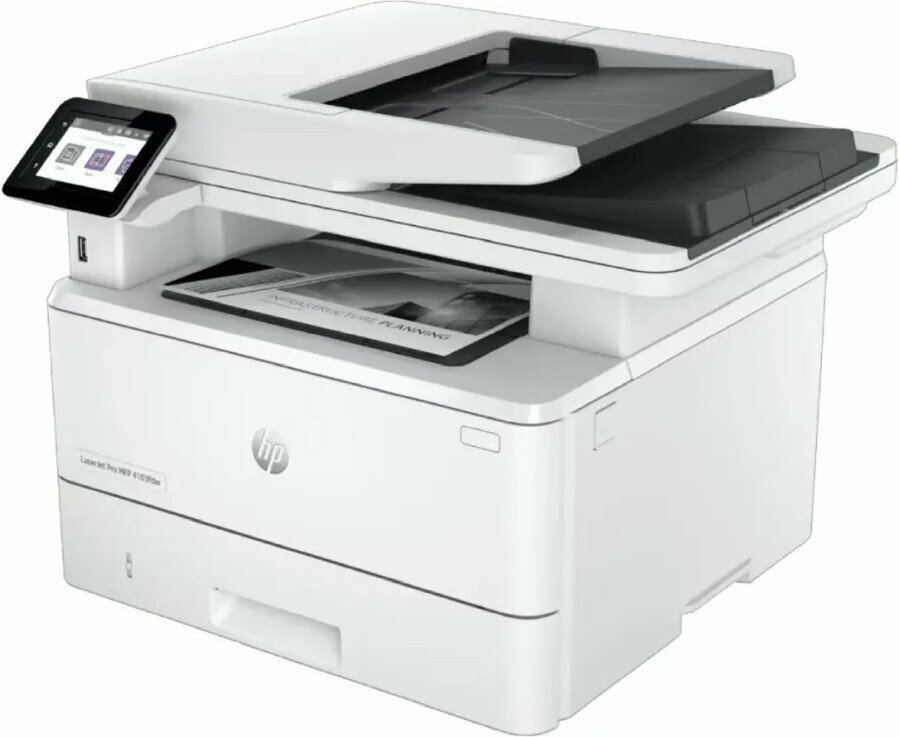МФУ лазерный HP LaserJet Pro 4103fdw белый