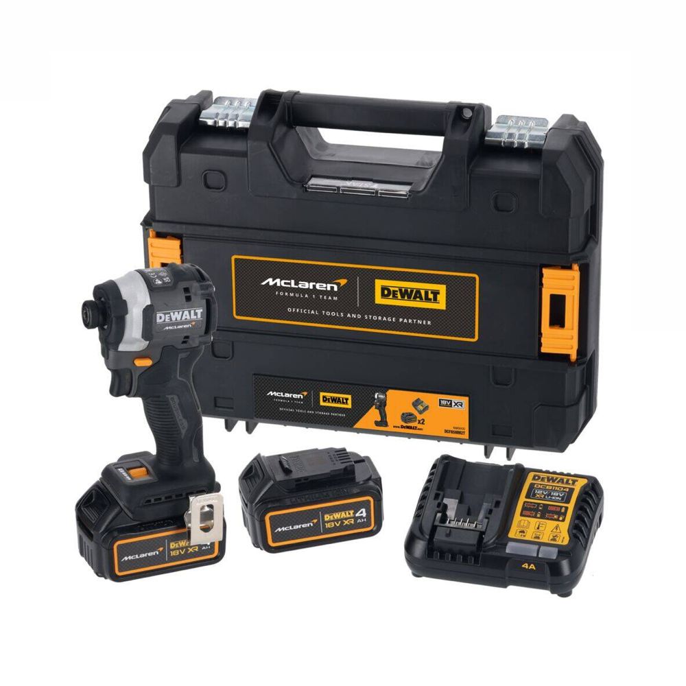 Шуруповерт аккумуляторный DeWALT McLaren Limited Edition DCF85MM2T-QW (кейс, с 2 АКБ и ЗУ)