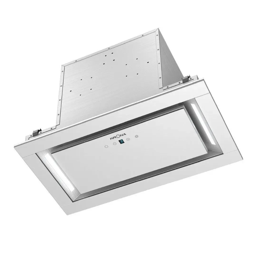 Вытяжка встраиваемая Krona Selina 600 Glass white S