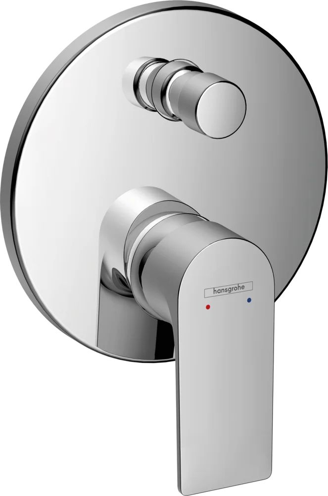 Смеситель для ванны c душем Hansgrohe Rebris E Set 72468000S (со скрытой частью 01800180), хром