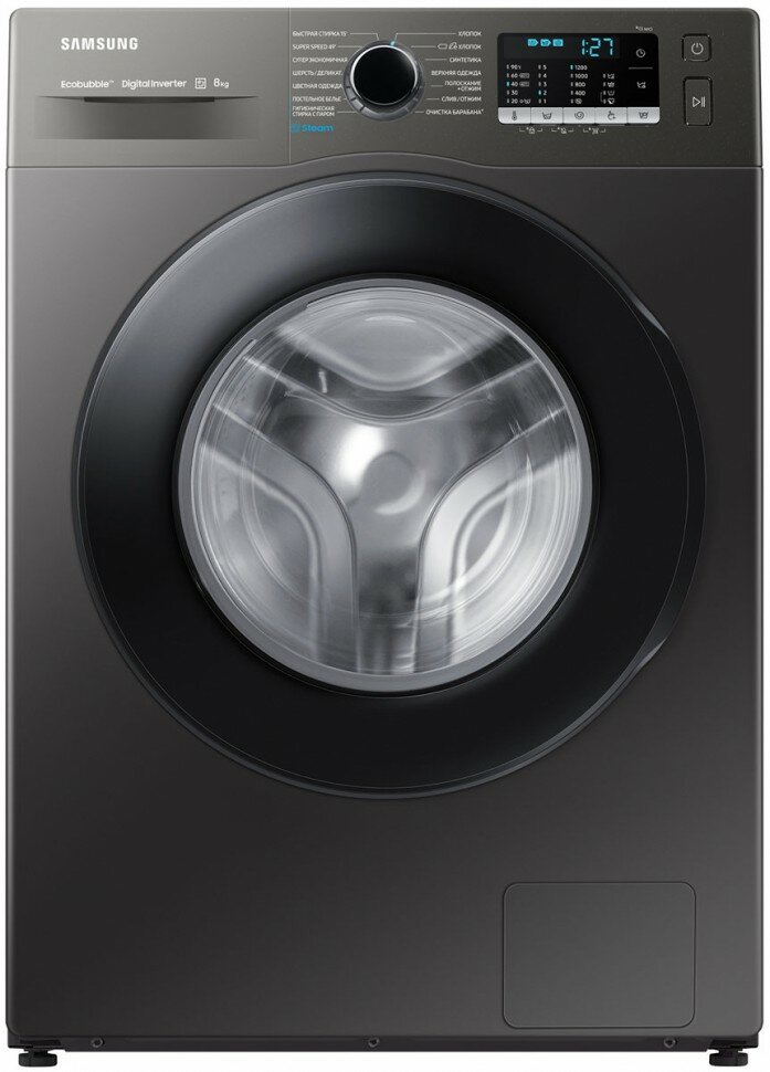 Стиральная машина Samsung WW5100, черный (WW80AGAS26AXLD)