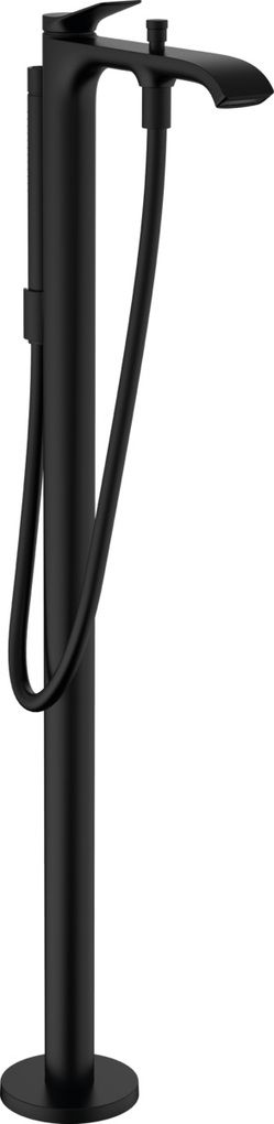 Смеситель для ванны с душем напольный Hansgrohe Vivenis 75445670, черный матовый