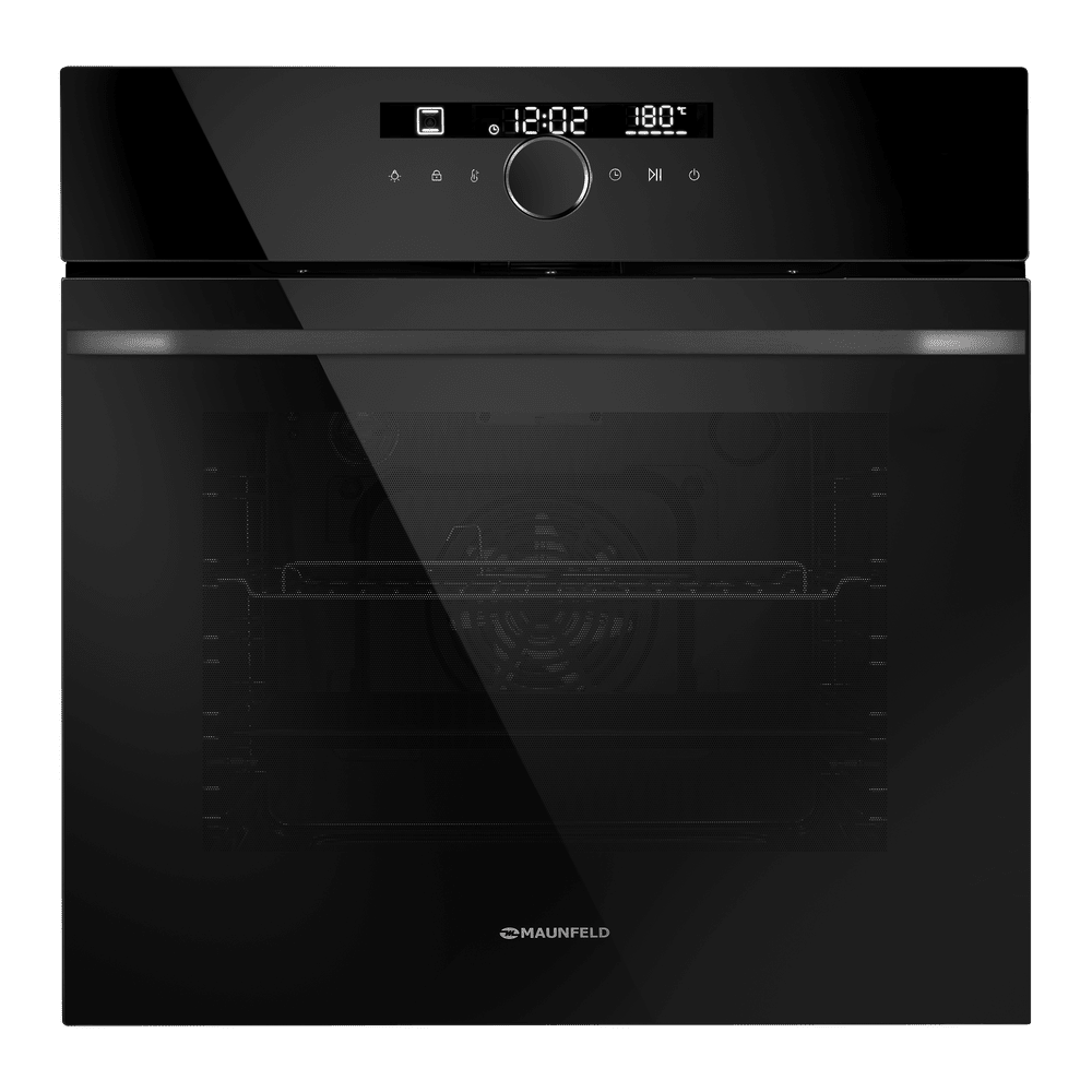 Духовой шкаф электрический Maunfeld EOEH7613B Glossy, черный