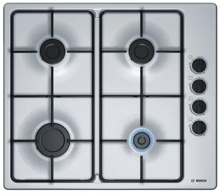 Варочная панель газовая Bosch PBP6B5B80 серебристый