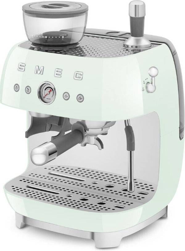 Кофеварка рожковая Smeg EGF03PGEU, пастельный зеленый