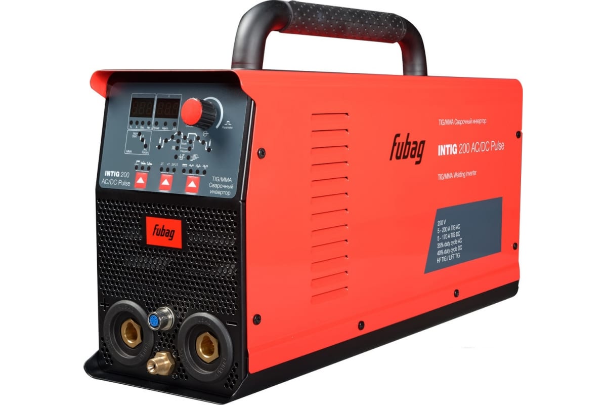 Инвертор сварочный FUBAG INTIG 200 AC/DC Pulse LCD (31592) + Горелка FB TIG 26 5P 4m (38459)