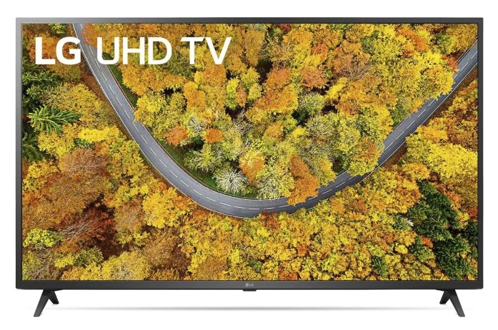 Телевизор LG 50UP76006LC LED, HDR черный