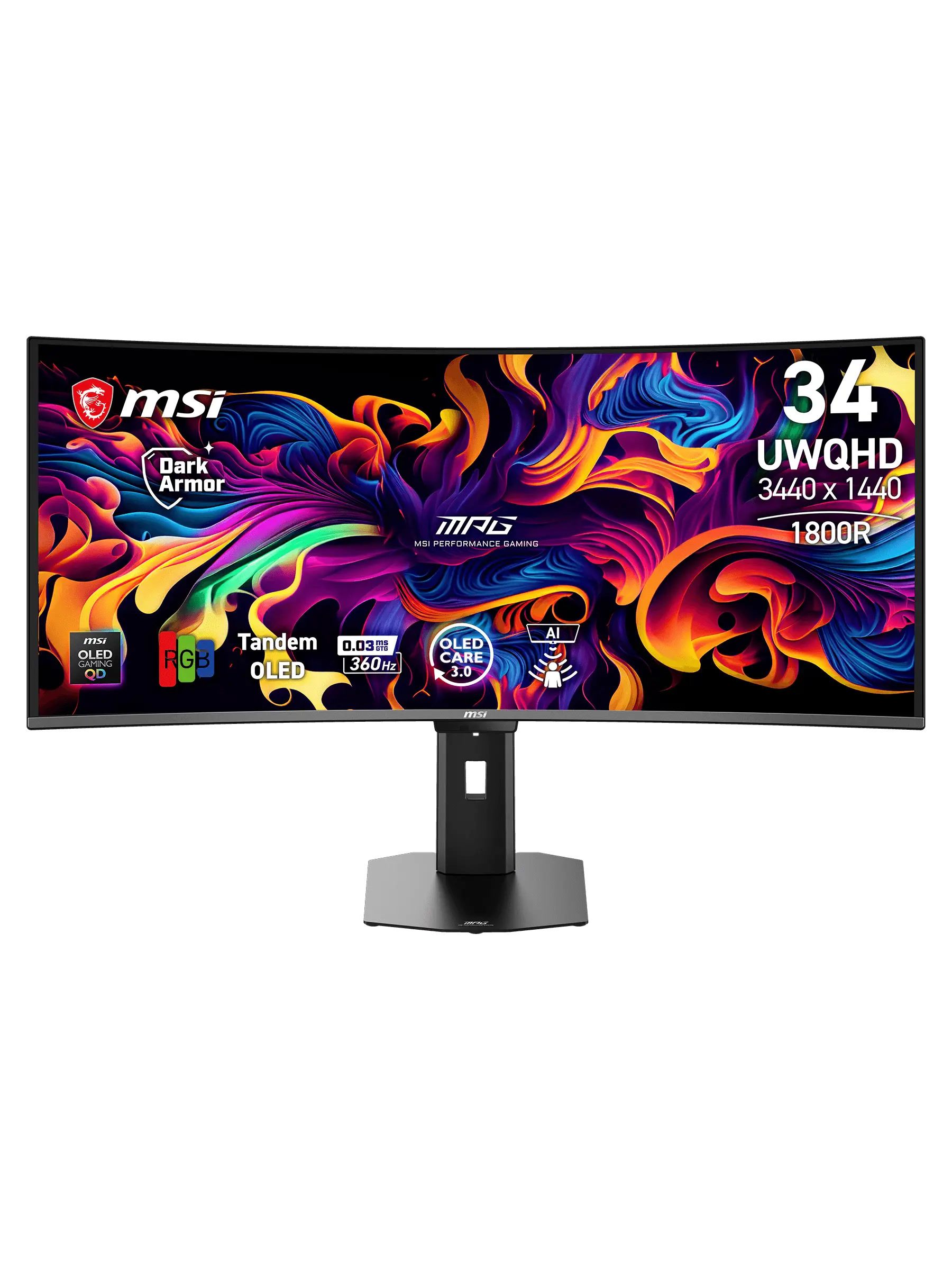 Монитор MSI MPG 341CQR QD-OLED X36, черный
