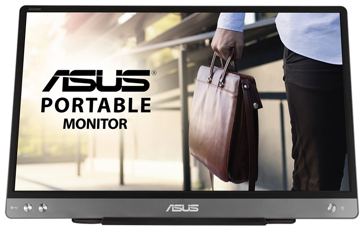 Монитор ASUS ZenScreen MB14AC, IPS, темно-серый
