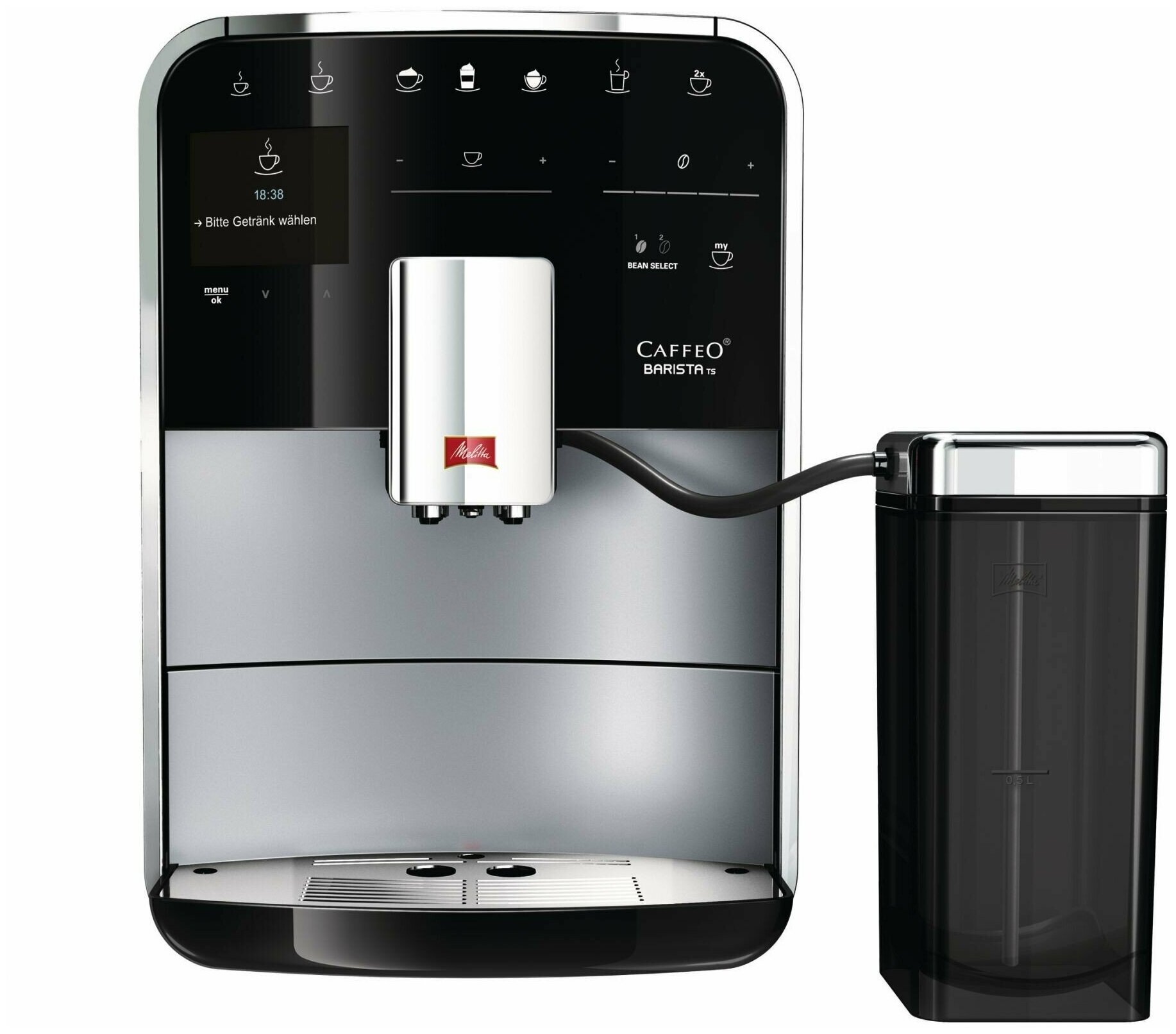 Кофемашина Melitta Caffeo Barista TS серебро