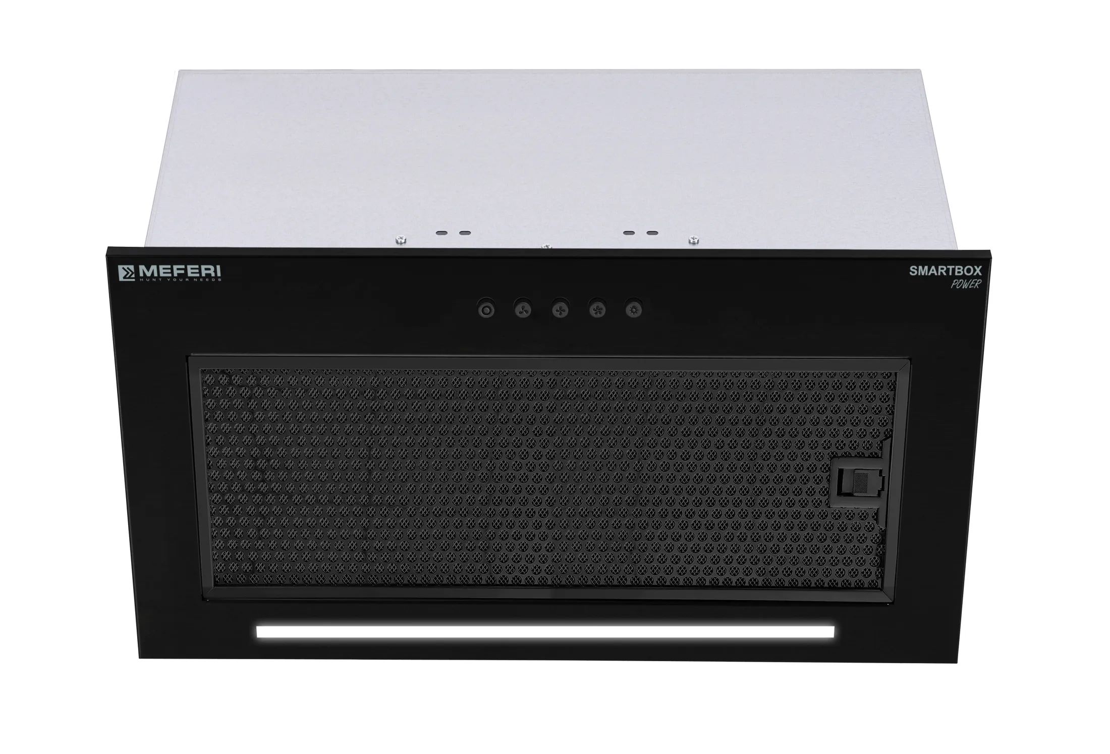 Вытяжка встраиваемая Meferi SMARTBOX45BK POWER, черный