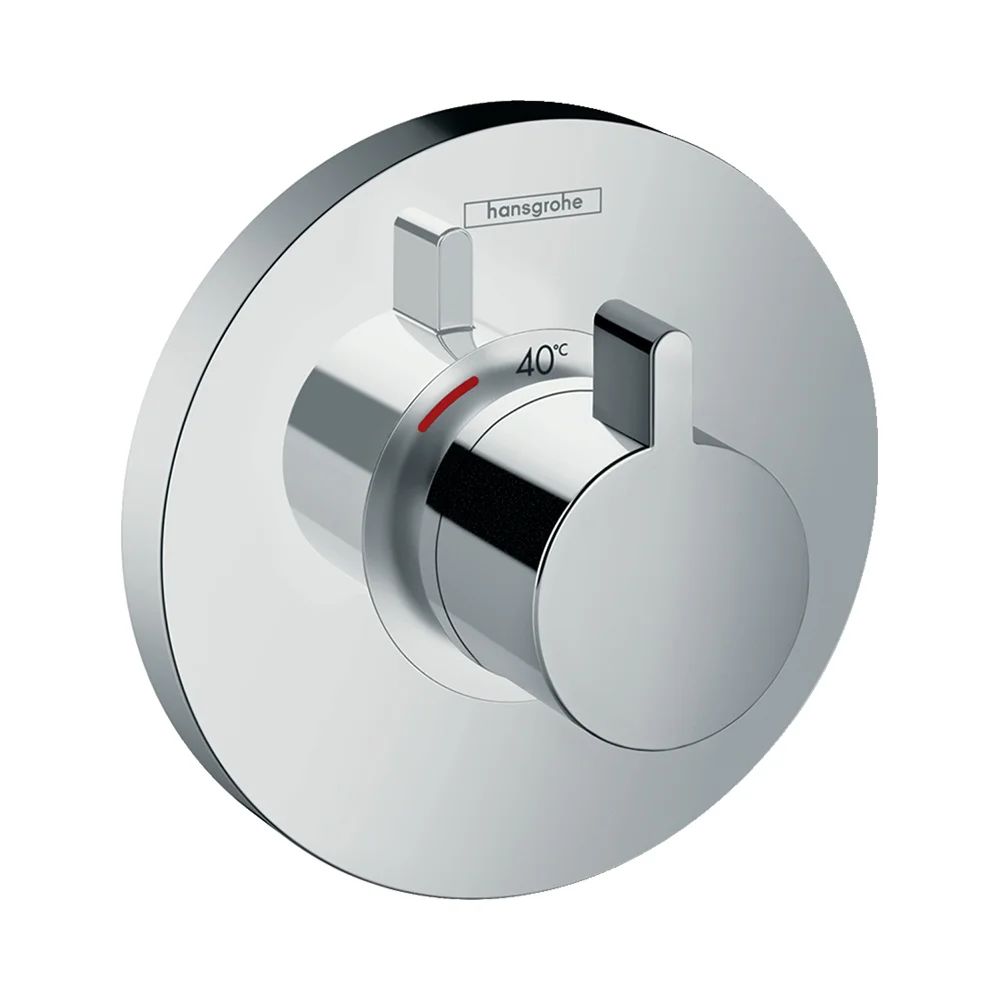 Термостат для душа Hansgrohe ShowerSelect S Highflow 15741000S (со скрытой частью 01800180), хром