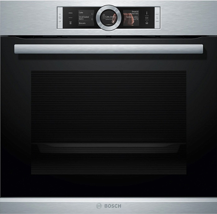 Духовой шкаф Bosch HSG656XS1, серебристый