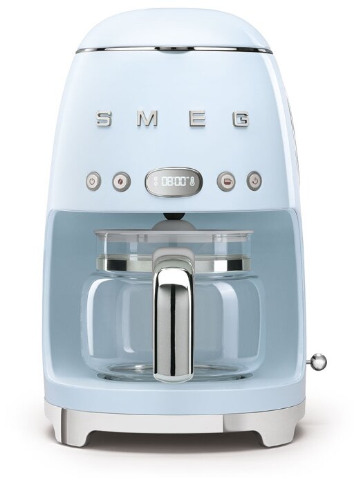 Кофеварка smeg DCF02 пастельный голубой