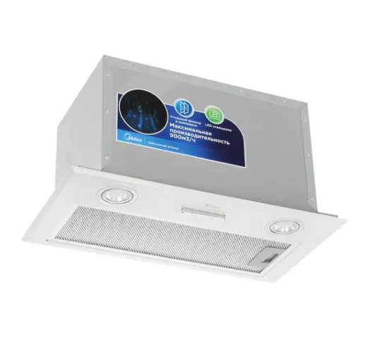 Вытяжка встраиваемая Midea MH60I370W, белый
