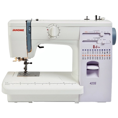 Швейная машина Janome 423S бело-сиреневый