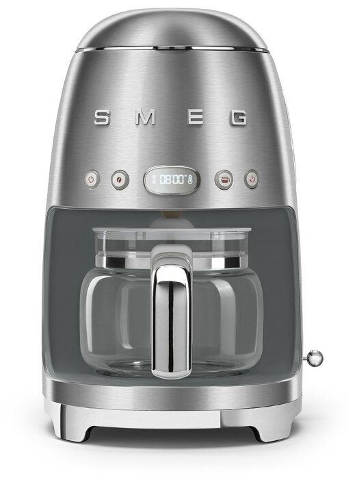 Кофеварка smeg DCF02 нержавеющая сталь матовая