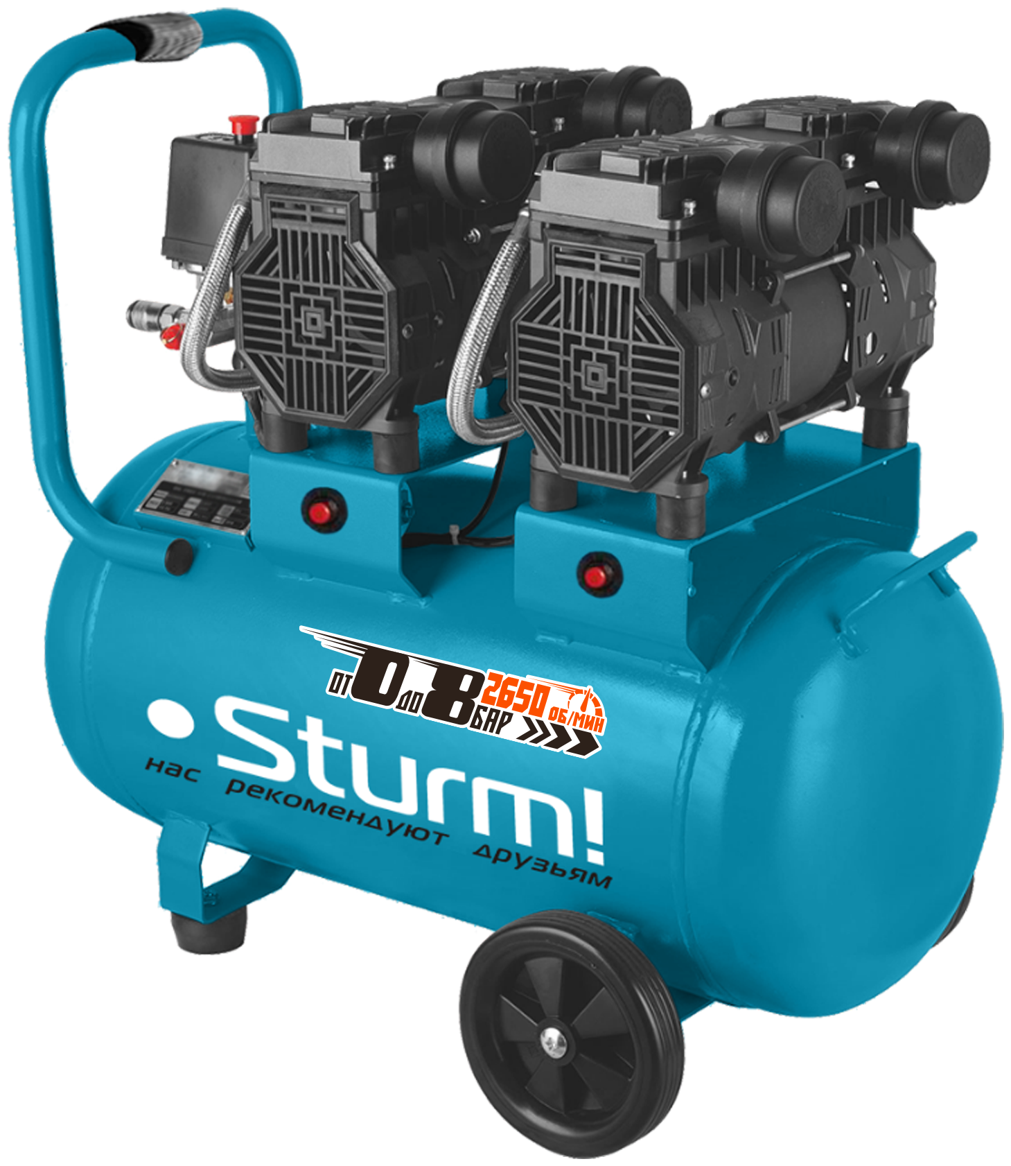 Компрессор поршневой Sturm! AC93450OL