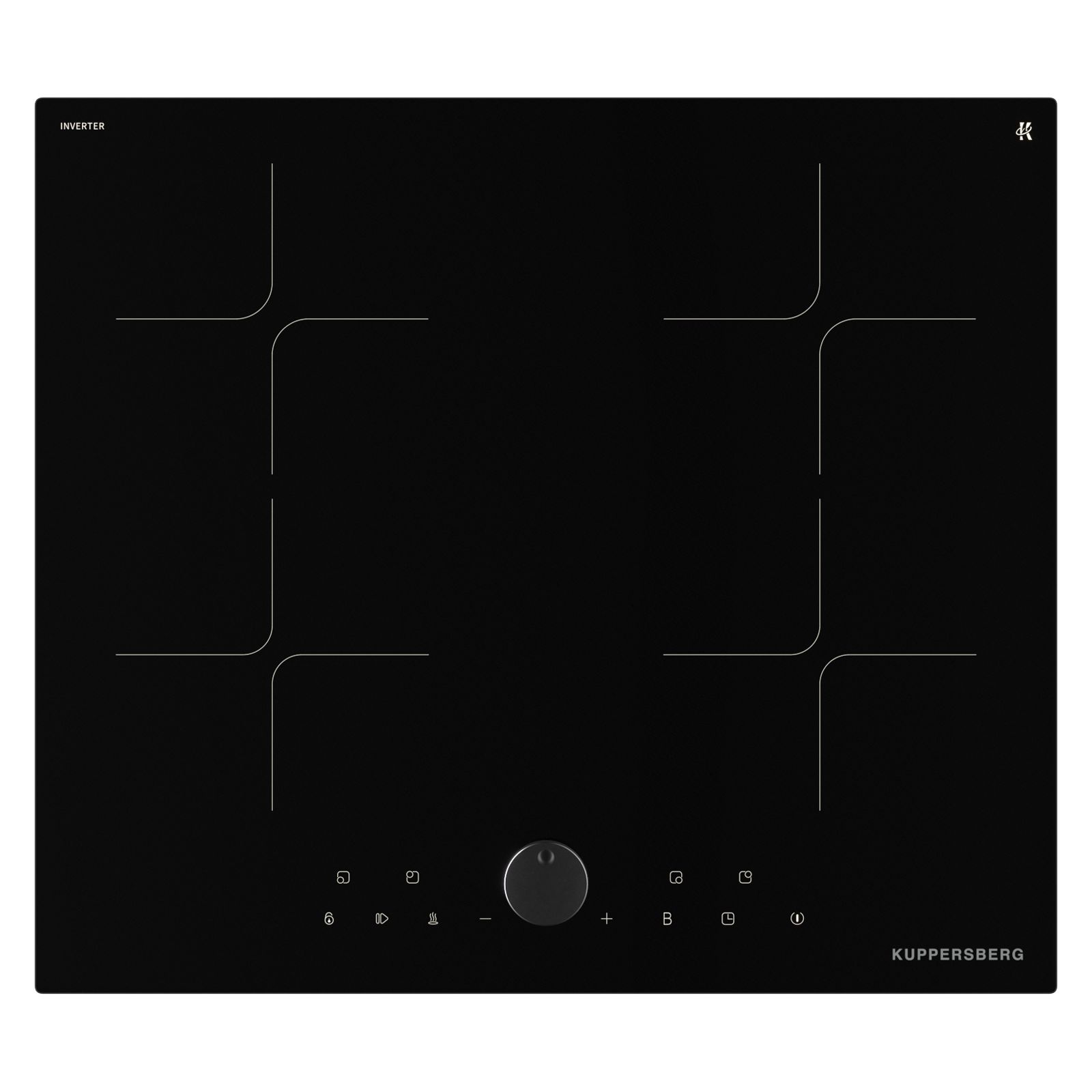 Варочная панель индукционная Kuppersberg ICI 608 Black R, черный