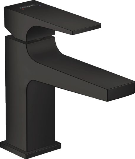 Смеситель для раковины Hansgrohe Metropol 32500670 (с донным клапаном), черный матовый